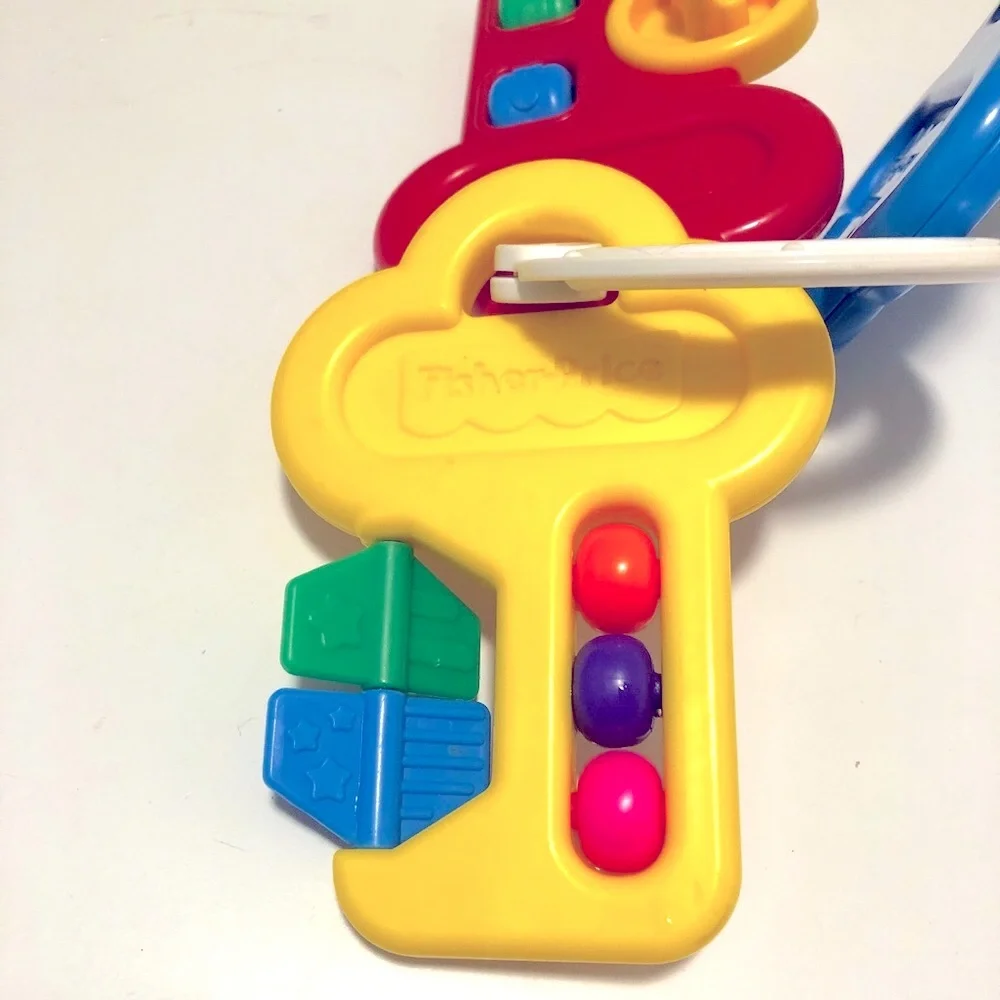 Vintage Fisher-Price Bright Learning Activity Keys
